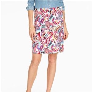 Talbots paisley print skirt size 6
